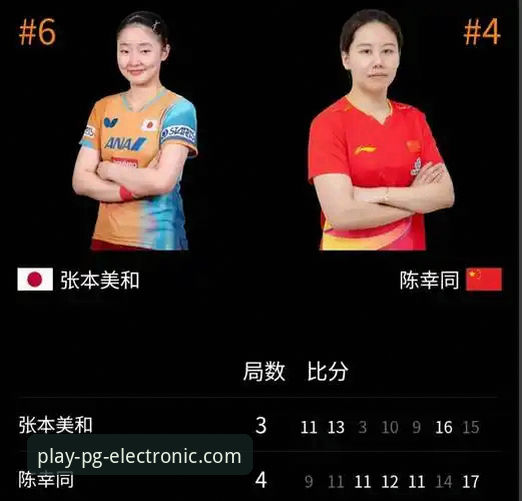 陈幸同世乒赛首秀操作教程：观看PG电子平台转播体验分享